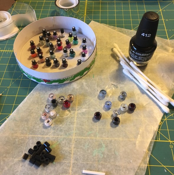 Miniature Nail Polish Display