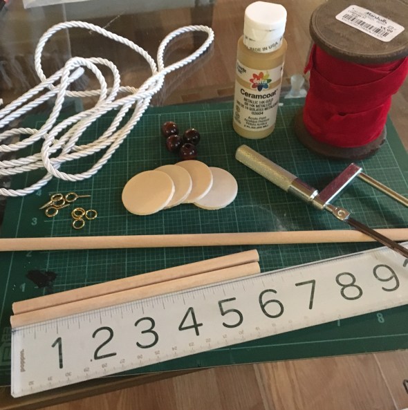 DIY Red Velvet Doll Ropes