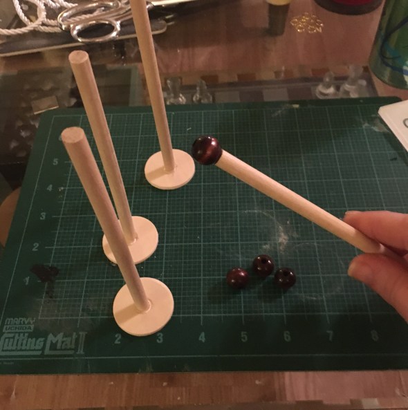 DIY Red Velvet Doll Ropes