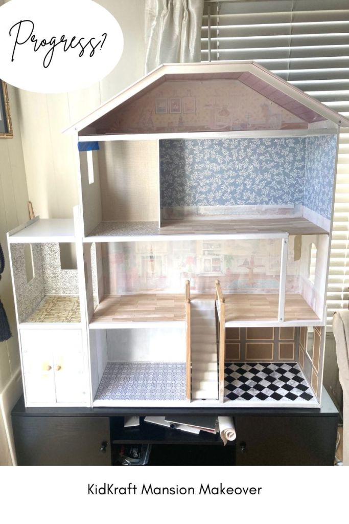 KidKraft Mansion Makeover: Part 2 Progress?